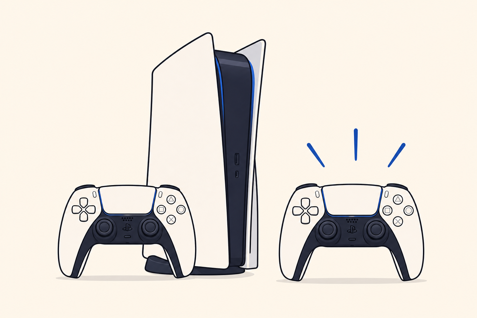 Ilustración de PlayStation Direct ofrece en EE. UU. un segundo control reacondicionado para PS5 por US$19